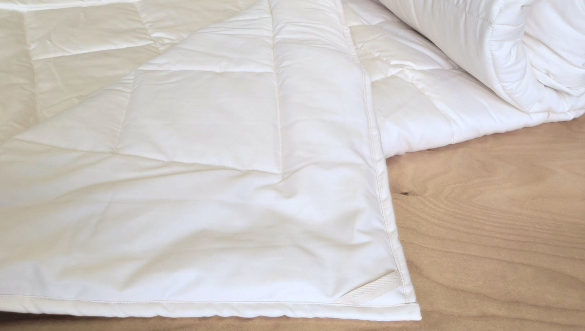 Organic Quilted Cotton Toddler Comforter