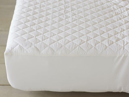 Quilted Organic Cotton Mattress Pad