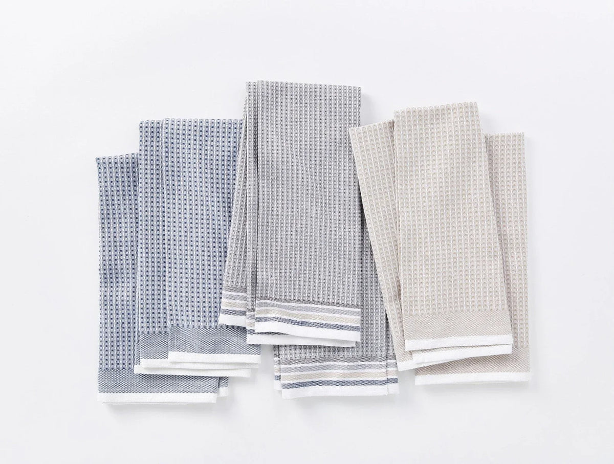 Organic Waffle Kitchen Towels, Set of 6